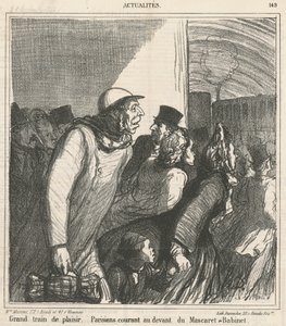 Stort sjovt tog af Honoré Daumier
