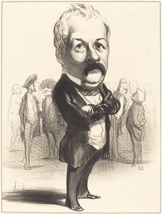 Gustave Sautayra af Honoré Daumier
