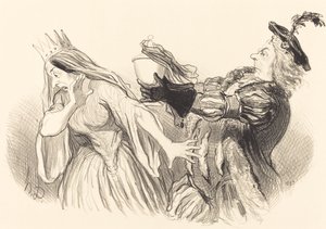 Hamlet af Honoré Daumier