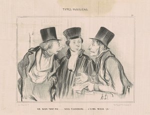 Godt! ligegyldigt!...vi vil bønfalde. Jeg kan bedre lide det her... af Honoré Daumier