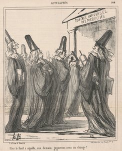 I går nålepistolen, dem i morgen... af Honoré Daumier