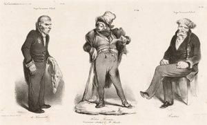 Huguet de Sémonville - Robert Macaire (Thiers) - Grev Roederer af Honoré Daumier