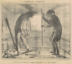 Du skal finde mig... tre stykker... af Honoré Daumier