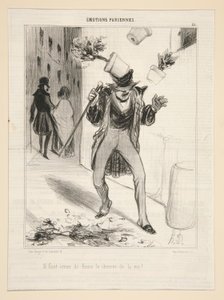 Vi skal så blomster livets måde! af Honoré Daumier