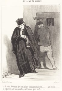 Det ser ud til... at min fyr er en stor slyngel... af Honoré Daumier