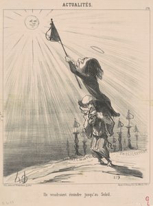De vil gerne slukke indtil solen af Honoré Daumier