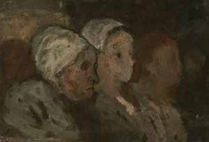 I Kirken af Honoré Daumier