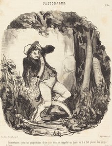 Ulempe for en ejer ikke at... af Honoré Daumier