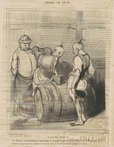 kinesisk industri af Honoré Daumier