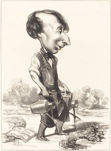 J. Alexandre Bixio af Honoré Daumier