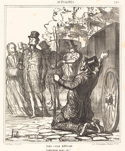 Det plejede at være anderledes af Honoré Daumier