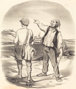 Jeg så en hare... for otte dage siden! af Honoré Daumier