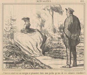 Jeg ville elske at se en orkan... af Honoré Daumier
