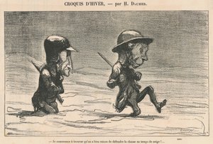 Jeg begynder at finde ... i snevejr! ... af Honoré Daumier