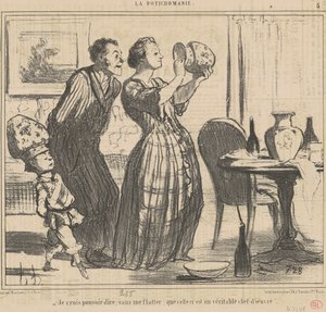 Jeg tror, ​​jeg kan sige, uden at smigre mig selv... af Honoré Daumier