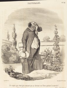 Jeg syntes det var sjovere end det... af Honoré Daumier