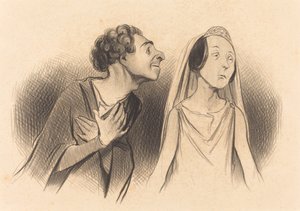 Jeg forlader mere forelsket end... nogensinde... af Honoré Daumier