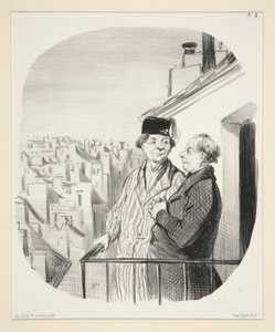 Jeg ligger lidt højt af Honoré Daumier