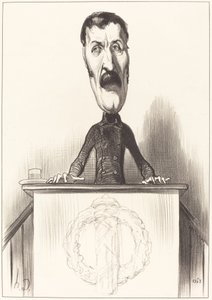 Jules Bastide af Honoré Daumier