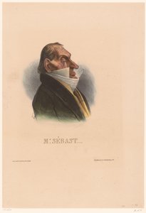 Karikatur af Horace Sébastiani Hr. Sebast (titel på objekt) af Honoré Daumier