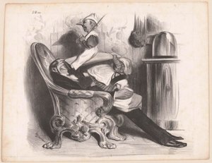 Karikatuur af minister Antoine Maurice Apollinaire d
