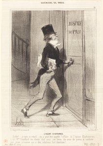 Forretningsagent af Honoré Daumier