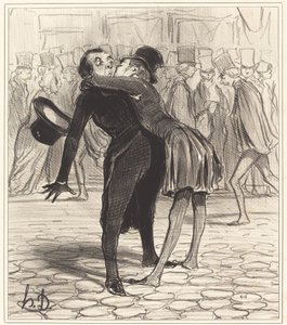 college ven af Honoré Daumier