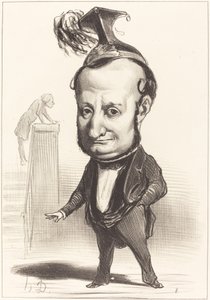 L.F. Raymond Wolowski af Honoré Daumier