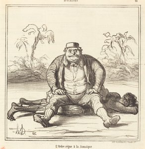 Ordenen hersker i Jamaica af Honoré Daumier