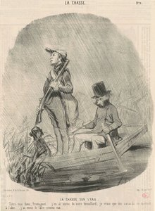 Jagt på vandet af Honoré Daumier