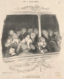 Femte akt har munterhed af Honoré Daumier