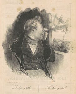 Den grillede lodge af Honoré Daumier
