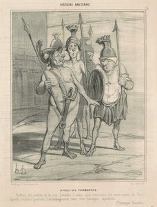 Dagen før Thermopylae af Honoré Daumier