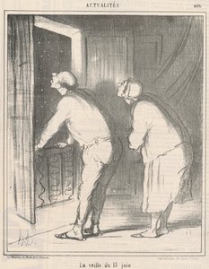 Dagen før den 13. juni af Honoré Daumier