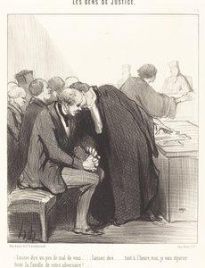 Lad os sige lidt dårligt om dig... af Honoré Daumier
