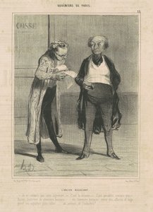 Den gamle handelsmand af Honoré Daumier