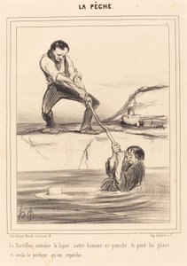 Barbillon involverer... af Honoré Daumier