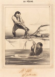 Barbillon involverer... af Honoré Daumier