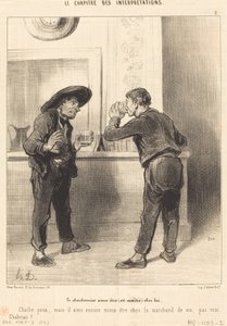 Charbonnieren kan lide at være (er mester)... af Honoré Daumier