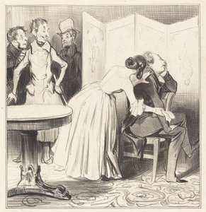 Chevalier des Adrets er elskeren... af Honoré Daumier