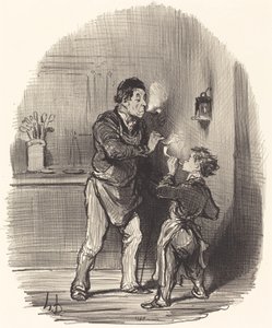 Filosoffen Chiffonnier af Honoré Daumier