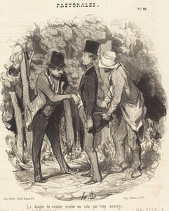 Faren ved... at besøge et websted, der er for vildt af Honoré Daumier