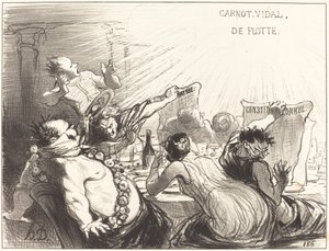 Festen for Baltazar-Véron af Honoré Daumier