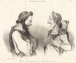 Dagen er ikke renere... af Honoré Daumier