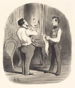 Dagen, hvor det kommer til at lave en erobring af Honoré Daumier