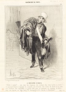 Tøjhandleren af Honoré Daumier
