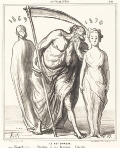 Kodeordet: Reaktion... Tilgivelse... Frihed af Honoré Daumier