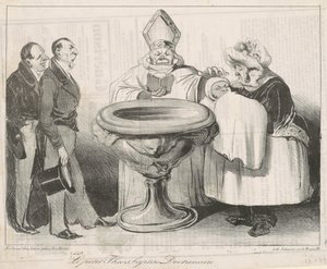 Le Petit Thiers, døbt doktrinær af Honoré Daumier
