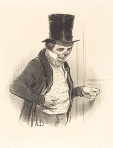 Portneren på tur... af Honoré Daumier
