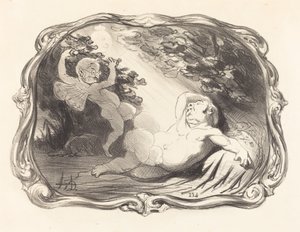 Endymion-Berryers søvn af Honoré Daumier